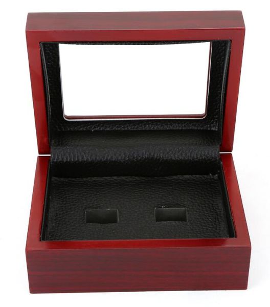 

Новый Fine логово Box Championship Ring витрину деревянные коробки кольцо 2 3 4 5 6 отверстий на выбор кольца Box Шкатулки