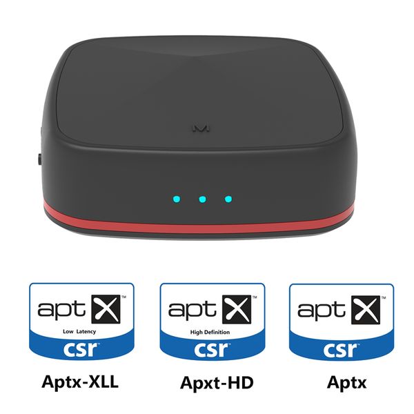 

Aptx-HD Bluetooth 5.0 Аудио Передатчик Приемник CSR8675 Aptx HD Адаптер Оптический Toslink / 3,5 мм AUX / S