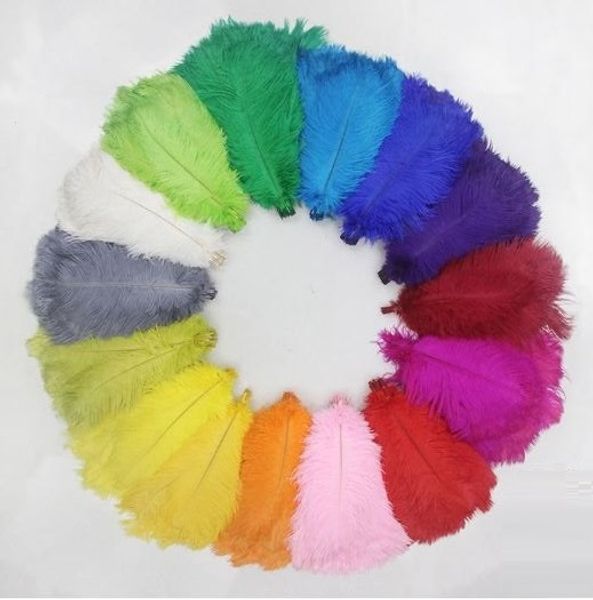 Factory Price 12 14inch Ostrich Feather Plume White Pink Yellow