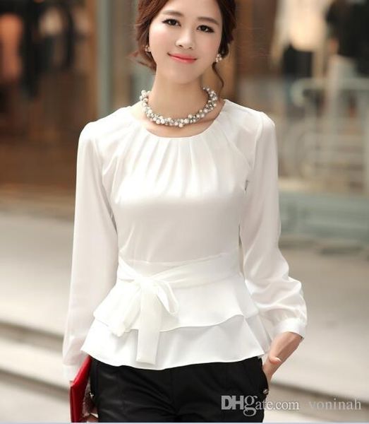 

Оптовая продажа-новое прибытие женская карьера трепал Подол с длинным рукавом ши