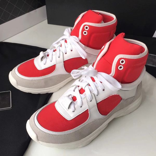 

New women high green uede red bottom ca ual hoe fa hion gentleman de igner lace up neaker ize 35 40