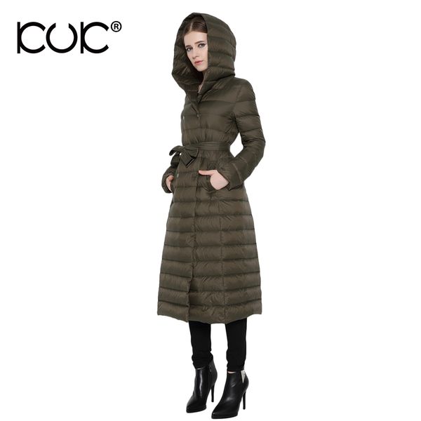 

kuk winter jacket women 3xl plus size coat outerwear manteau femme parka mujer jaqueta feminina inverno casaco feminino a008, Black