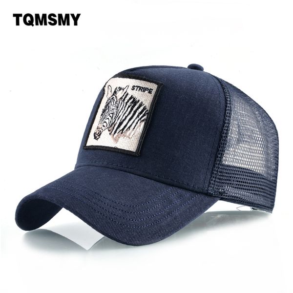 

bone embroidery zebra baseball cap men snapback caps man's dad hat breathable mesh sun hats for women hip hop cap gorras, Blue;gray