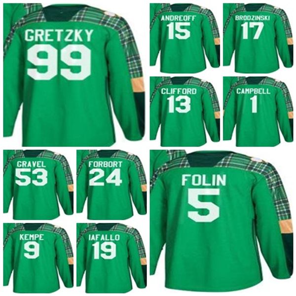 los angeles kings st patrick's day jersey