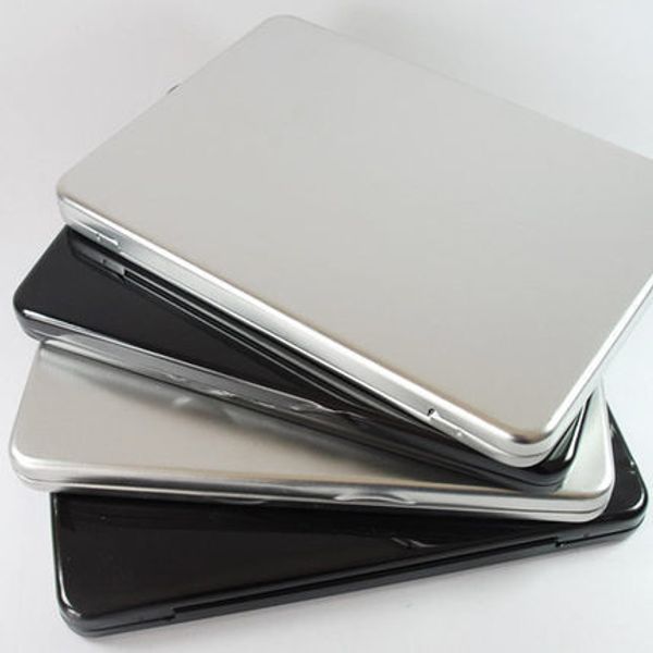 

190x135x16mm rectangle silver tin box for cd &dvd disk