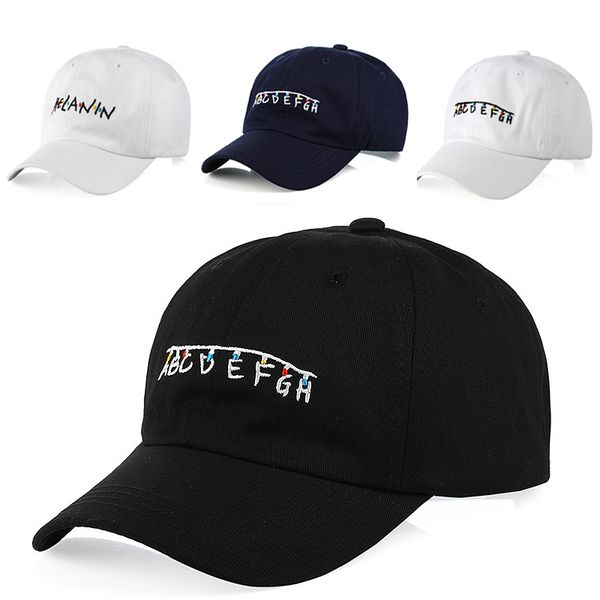 

party 1pc sport graceful; gifts adjustable outdoor 2018 new arrival letter embroidery baseball cap high quanlity, Blue;gray
