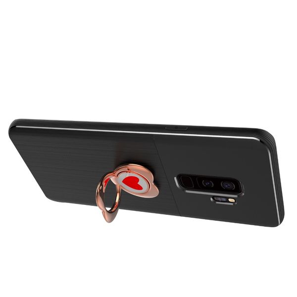 

est lady style for luxury iphone case business heart kickstand soft phone case for samsung mobile case pc+tpu cover coque