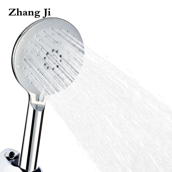 

zhangji new manual decontamination handhold showerhead 5 gear adjustable 11.7cm shower nozzle abs rainfall head shower zj217