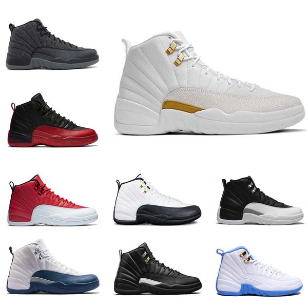 

2018 горячая продажа 12 XII мужчины баскетбольная обувь белый мастер такси плей-офф университет французский синий тренажерный зал Красный грипп игра кроссовки спортивная обувь