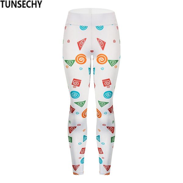 

tunsechy brand fashion women leggings design 3d trousers capris sportswear new fitness leggings transportation, Black