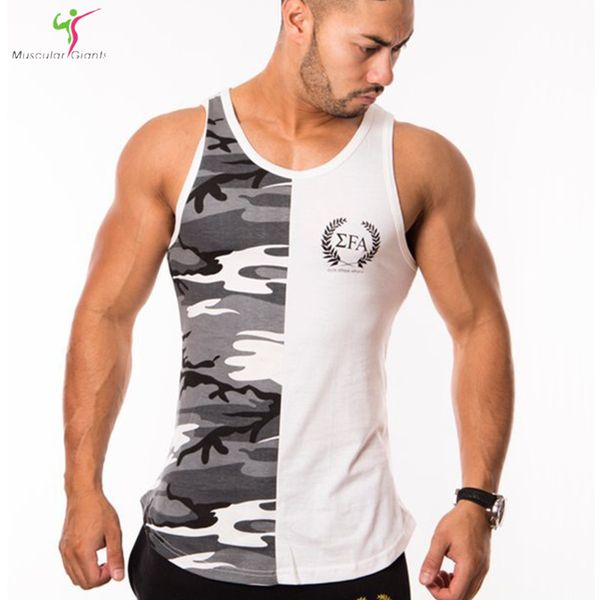 

2018 new fashion men tank sporting singlets style vest men' clothing workout tank size, White;black