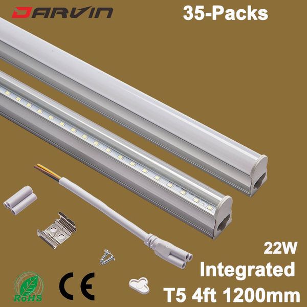 

светодиодная пробирка led t5 1200mm 4ft 22w светодиодная трубка легкой люминесцентной света встроенная светодиодная люминесцентная лампа выс