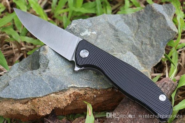 

Shirogorov Flipper Folding knife D2 Blade Hunting Hiking Knives G10 Handle Bearing EDC Pocket Knife Tools Xmas Gift For Men P302Q