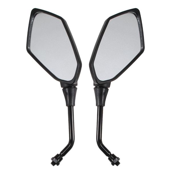 

universal 10mm mirrors rearview mirror motorcycle aluminium black