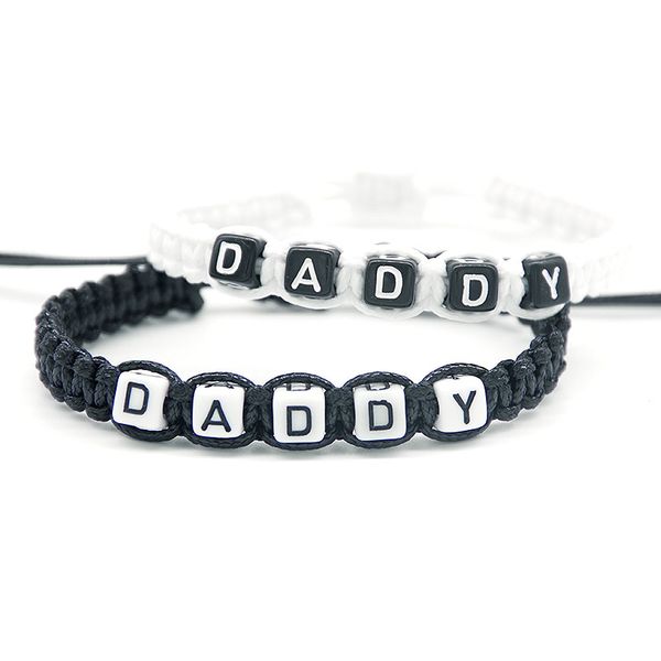 Beloved Daddy Charm Bracelets Infinity Wish Adjust Size Baby Shower New Dad Fathers Day Men S Beaded Jewelry Decor Gifts Whole Silver