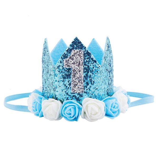 Number 1 2 2018 Baby Girl First Birthday Party Hat Decorations