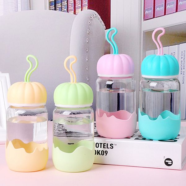Acheter Citrouille Verre Tasse Enfants Bouteilles Deau Avec Cadeau De Corde Bouteilles Publicitaires Personnalisées Logol Quatre Couleurs Mélangées