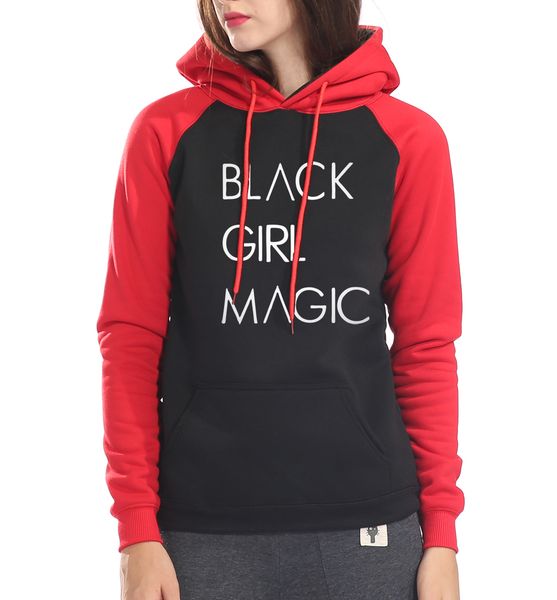 

harajuku raglan sleeve pullover women 2018 hip-hop fleece sweatshirt black girl magic long sleeve hoodies hipster kpop tracksuit