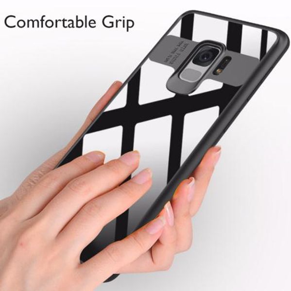 

full protective slim tpu & acrylic transparent back cover case for samsung galaxy s6 s8 s7 edge note8 s9 plus shockproof case for note 8 cas