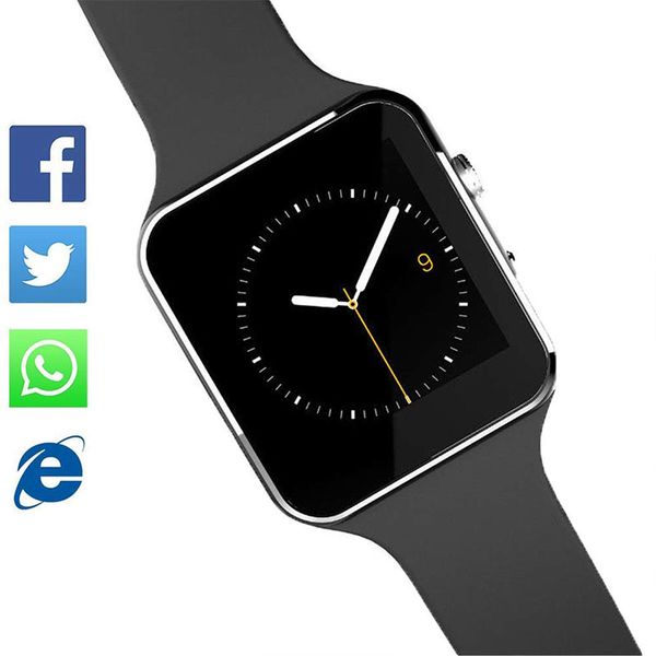 

WIEPPO X6 Smart Watch Men Sport 1.54 Scree Smartwatch Android With Camera Support SIM Card Android Wear Smart Watch