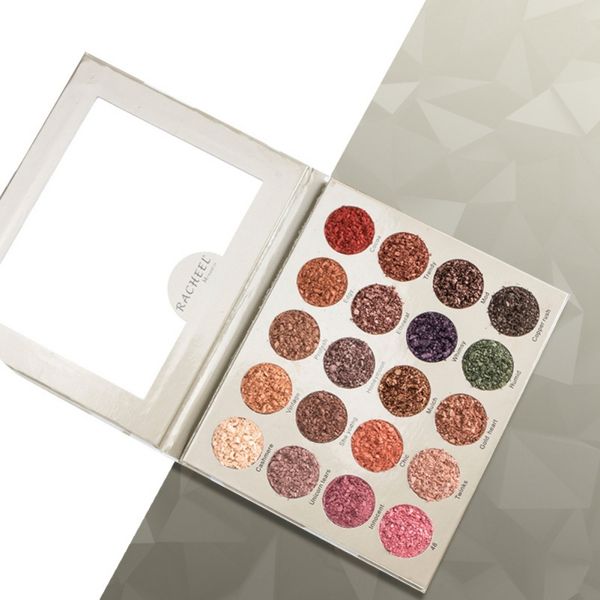 

shimmer matte eyeshadow makeup palette long-lasting eye shadow cosmetic kit highlighter powder
