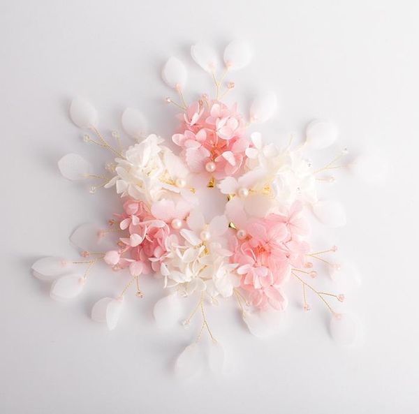 

bridal headwear, sen xian mei, super fairy wedding dress princess sweet flower pin, Silver
