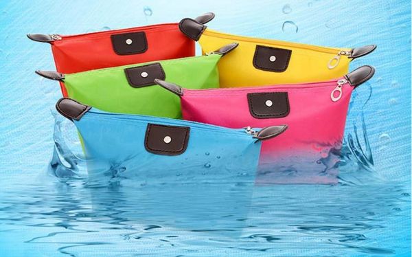 

women cosmetic bag candy color waterproof makeup bag organizer travel cosmetic bag pouch clutch handbag purse