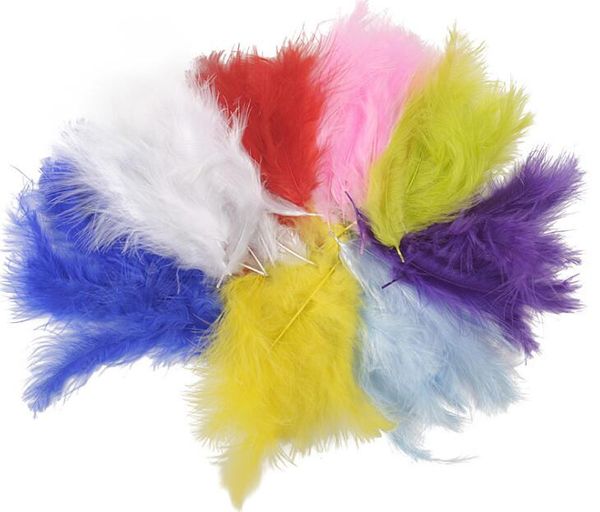 

small turkey feather dyed ostrich feather diy wedding decoration feathers plumes clothing accessories feathers 14 cm