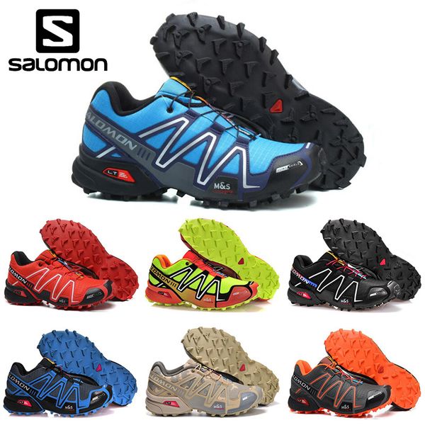 

Оптовая Salomon Speedcross 3 CS мужские кроссовки черный песок мужчины легкие кроссовки Zapat