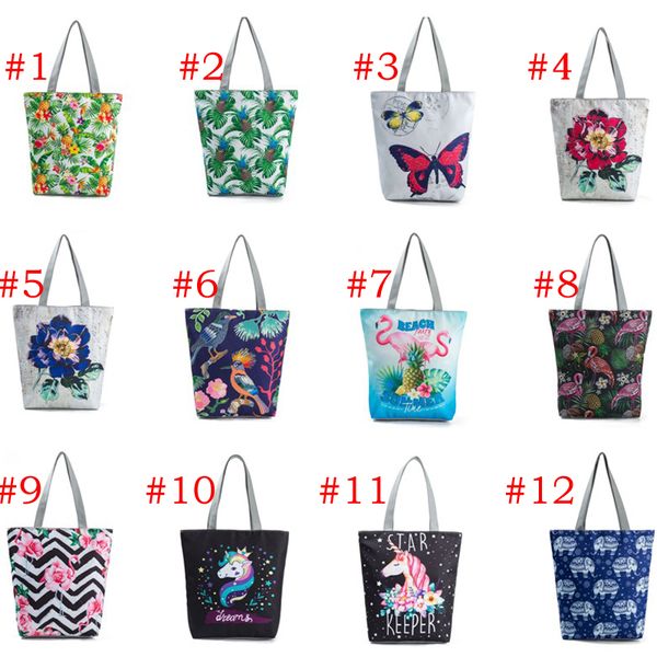 

Сумка-сумка из единорога Смазливая мультфильм Напечатанные женские плечевые сум