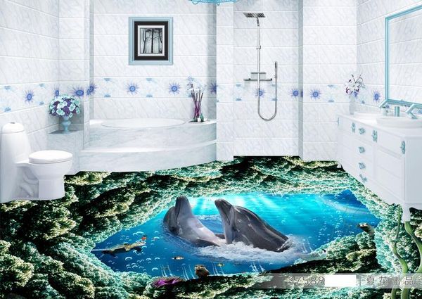 

floor wallpaper for kids room underwater world floor tiles pvc wallpaper for floor