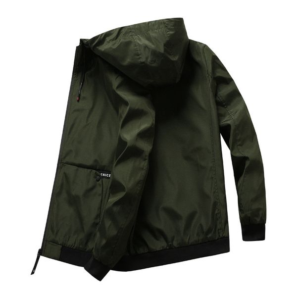 

plus size 3xl 4xl 5xl 6xl 7xl 8xl men solid color spring autumn jackets male 65, Black;brown