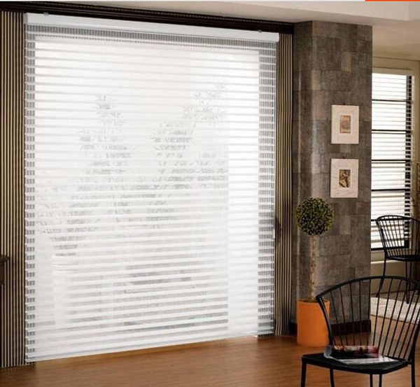 

home decorative triple shade shangri-la polyester blind