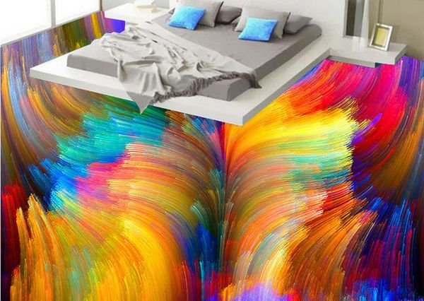 

3d обои пола красочного сна для стен 3 d для жизни roomcustom фото обоев