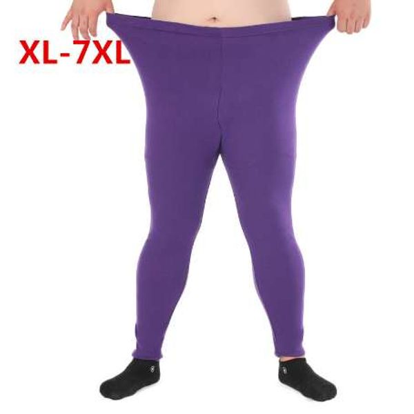 vestiti da uomo di grandi dimensioni 6xl inverno Leggings in cotone da uomo caldo Tight Men Long Johns Plus Size Warm Underwear Intimo termico da uomo