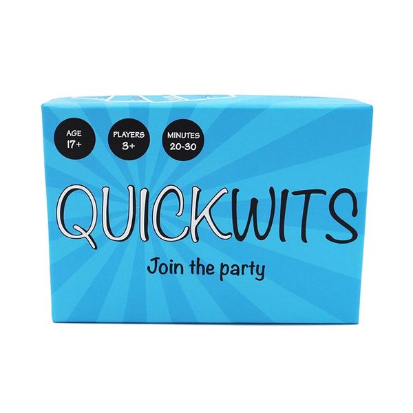 

quickwits party card game - веселая и социальная игра для взрослых, играющая в карты монстра