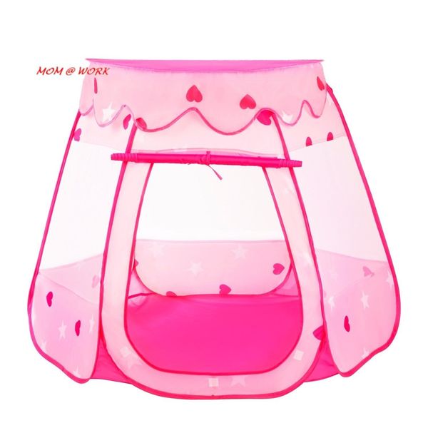 

dalosdream princess tent castle play large pink playhouse children teepee tent for kids