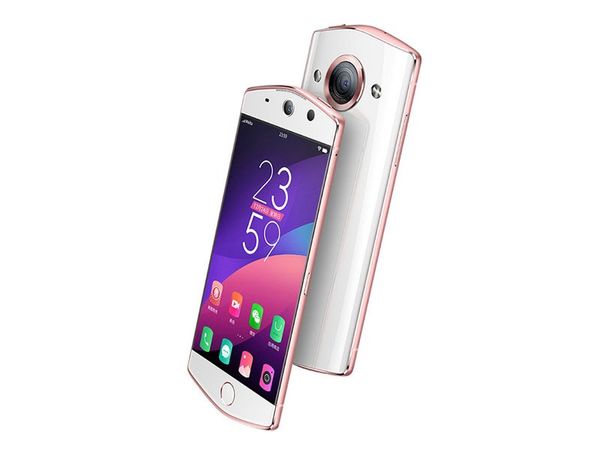 Original Meitu M6S 4G LTE Celular 4GB RAM 64GB ROM MT6755 Octa Core Android 5.0 polegadas Curva 3D 21.0MP ID de impressão digital Smart Mobile Phone