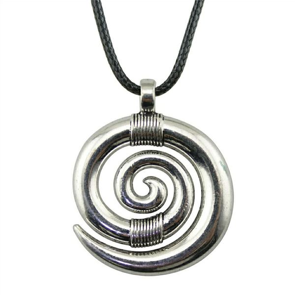 

wysiwyg 5 шт. кожа цепи ожерелья подвески колье воротник женщины ожерелье ювелирные изделия вихрь 35x29mm n6-b10516, Golden;silver