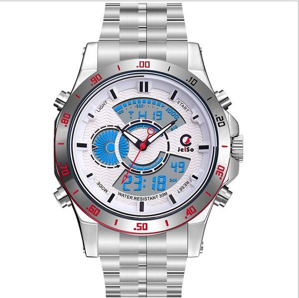 

мода смарт-часы bluetooth 360 из нержавеющей стали наручные часы жк-дисплей с двойной дисплей core smartwatch для iosandroid водонепроницаем