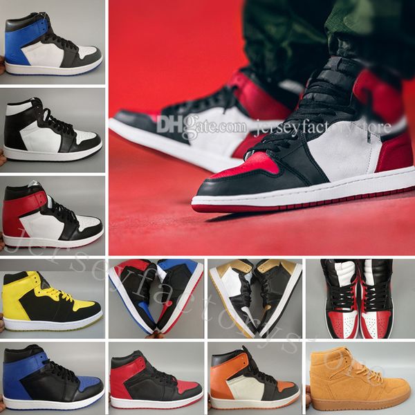 

og 1 3 mens basketball shoes wheat gold bred toe chicago banned royal blue fragment unc shattered city of flight sneakers designer shoes