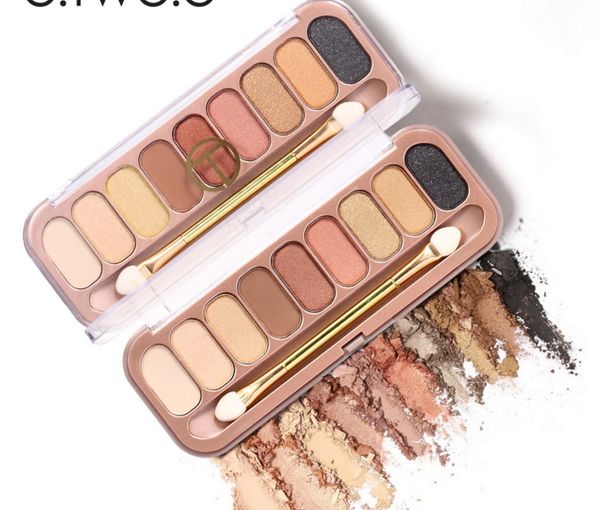 

o.two.o 9colors/set palette eyeshadow with brush make up eye shadow for women girl gift