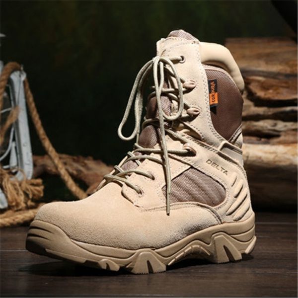 

army combat boots zipper tactical boots delta shoes military boots outdoor hiking shoes travel botas, Black