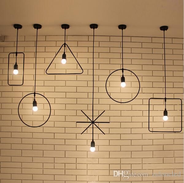 Industrial Vintage Pendant Lighting Fixture Celling Light Bar Hanging Lamp