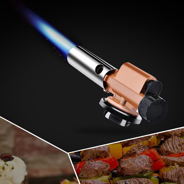 Mini Wind Fully Automatic Electronic Flame Gun Butane Burner Gas