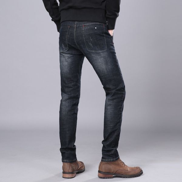 

pants black jeans designer straight quality slim men men jeans factory mens homme elastic lnpba