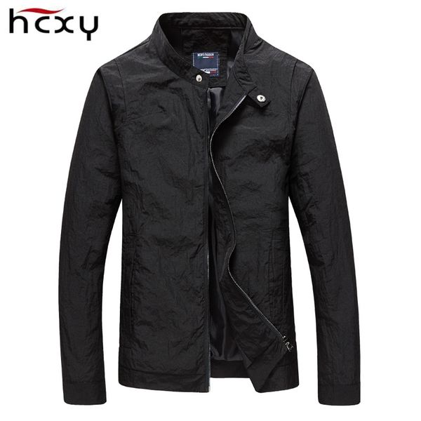 

2017 fashion new mens jackets casual solid color coats jackets man spring autumn outerwear size jaqueta masculina, Black;brown