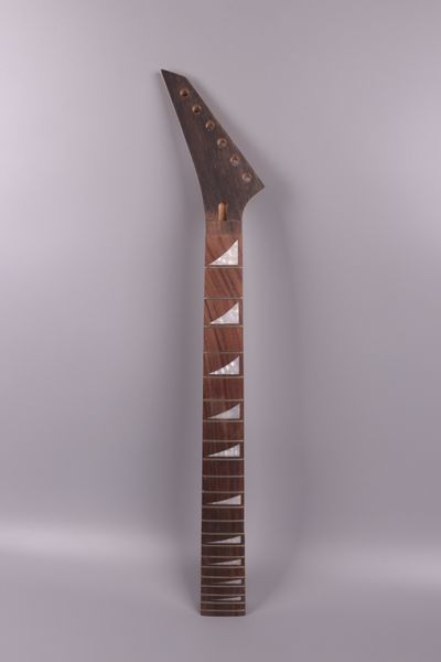 Yinfente guitarra Elétrica Pescoço peças de reposição 22 fret 25.5 polegada Maple jacarandá Fretboard Truss rod Parafuso no cabeçote Mão Esquerda Pescoço # JK12