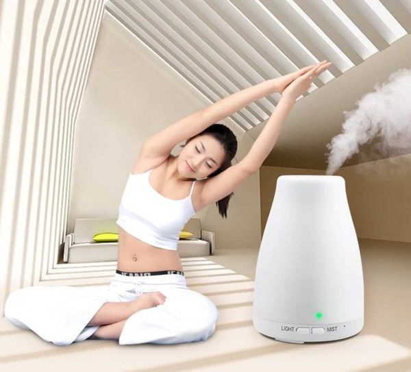 

wholesale new 100ml 7 color led humidifier diffuser for aromatherapy diffuser ultrasonic essential oil diffuser ship