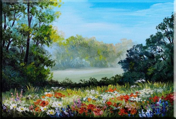 

diy diamond painting cross stitch kit rhinestone full square diamond embroidery landscape flower lake home mosaic decoration zxh1332
